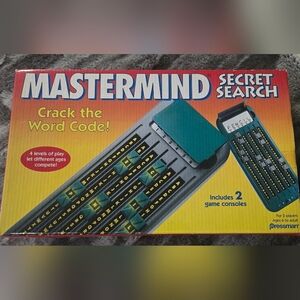 Pressman Mastermind Secret Search Board Game - Black and Yellow
